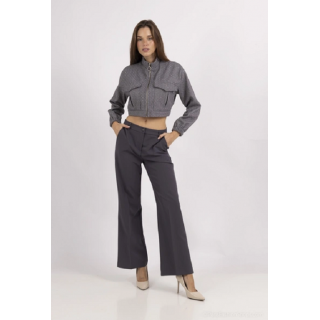 Pantalon classique à coupe large style tailleur