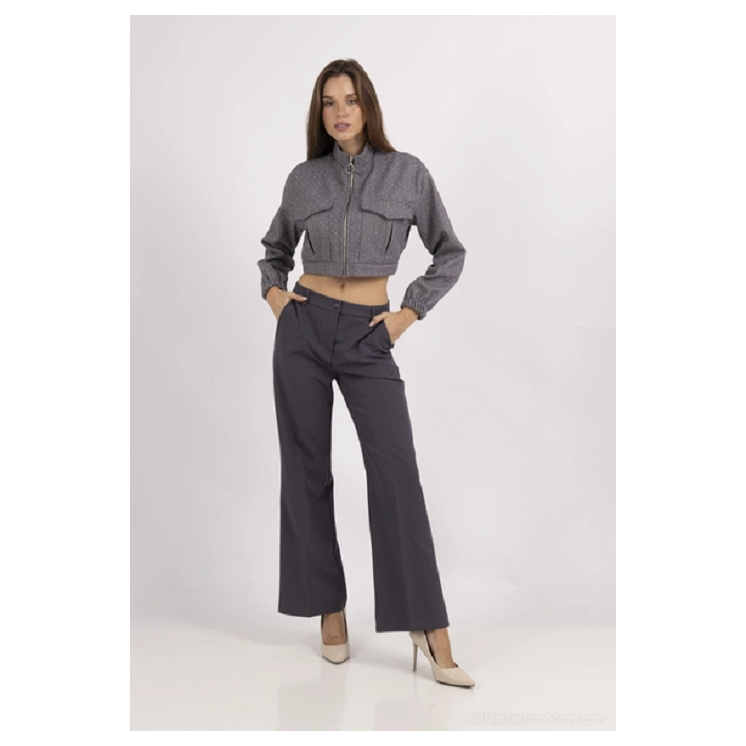 Pantalon classique à coupe large style tailleur