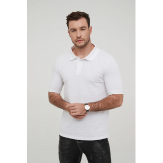 Polo uni col basique