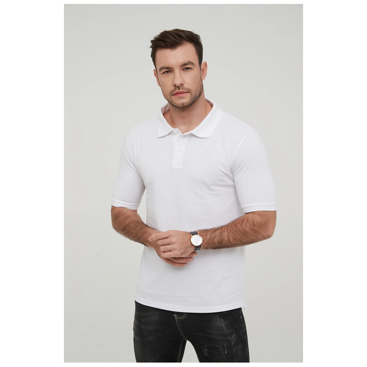 Polo uni col basique