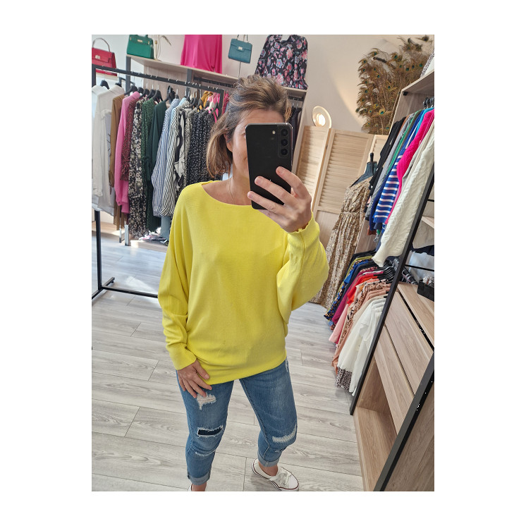 Pull manches chauve-souris