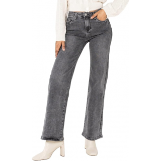 Jean bootcut gris